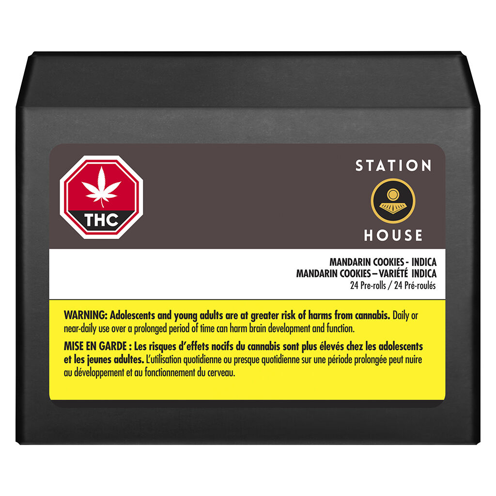 Station House - Mandarin Cookies Pre-Roll 12 Pack / - Mandarin Cookies Pre-Roll 12x0.5g Pre-Rolls